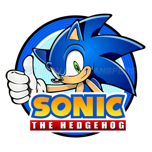 Sonic the Hedgehog Iron-on Stickers (Heat Transfers)NO.5317